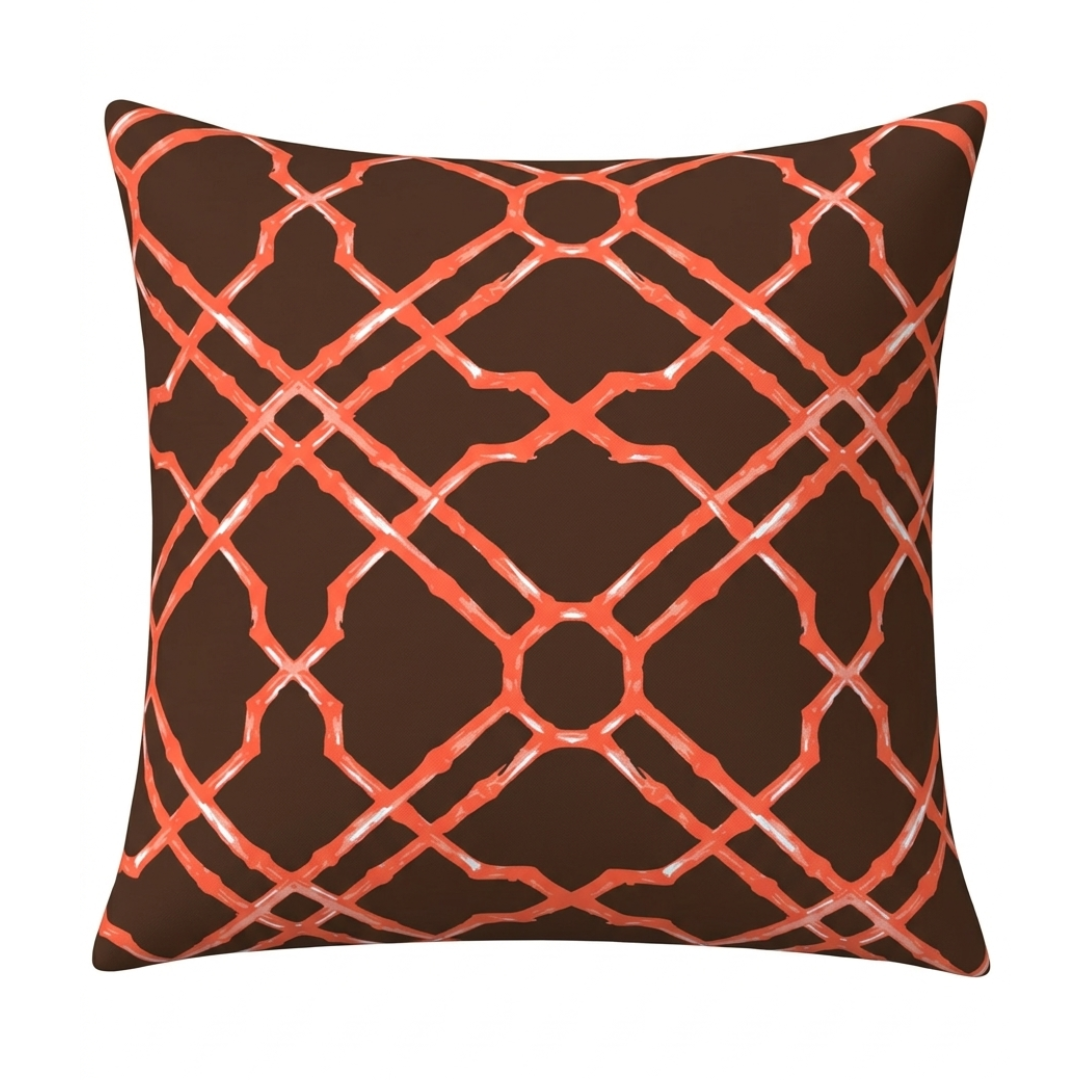 Scatter Cushion - Bamboo Brown Orange
