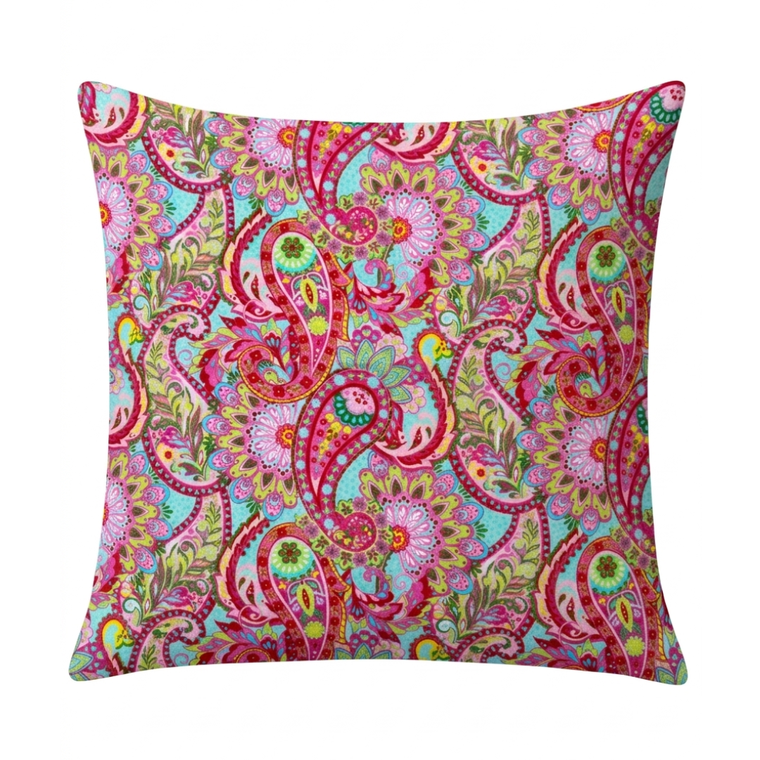 Scatter Cushion - Paisley Aqua
