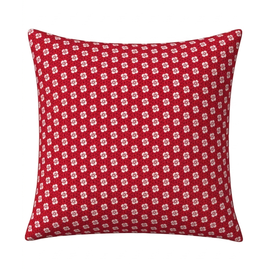Scatter Cushion - Ditsy Red